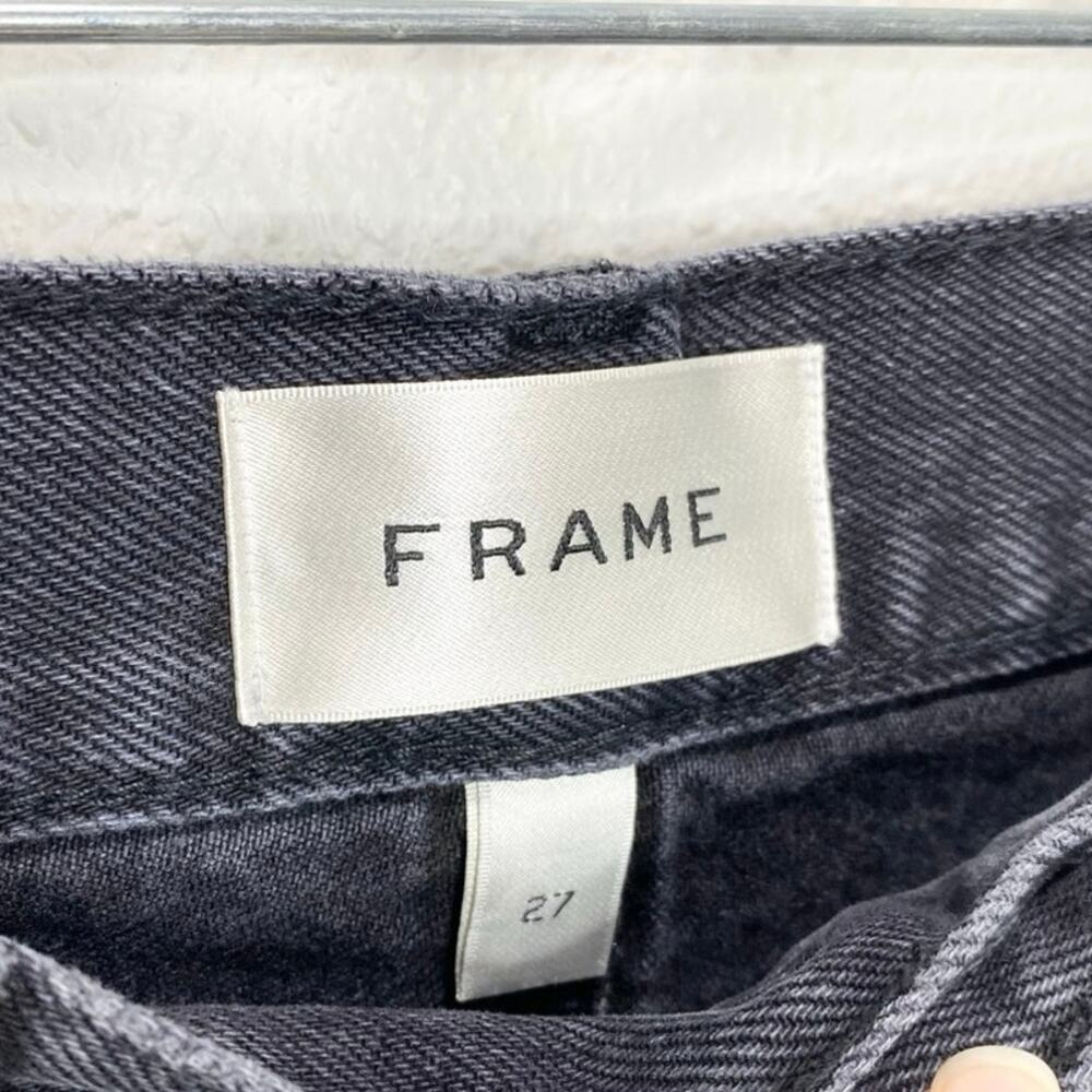 Frame Denim The Bubble Crop Jeans In Limitless Raw Fray 27 NWT - Picture 6 of 11